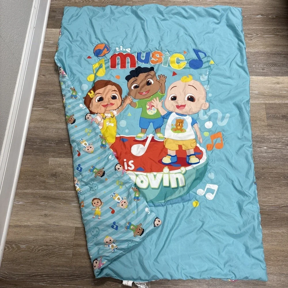 CoComelon And JJ Toddler Bed Microfiber Comforter 42x57 Reversible